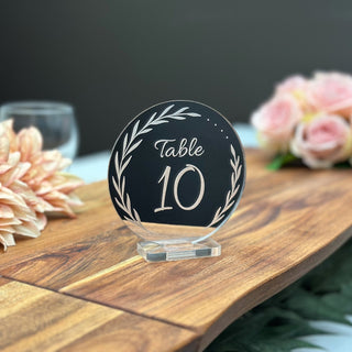 Mirror Acrylic Table Numbers, Personalised, Gold, Silver, Rose Gold, Midnight Silver, Wedding Decor, Event Signs