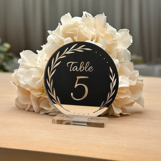 Mirror Acrylic Table Numbers, Personalised, Gold, Silver, Rose Gold, Midnight Silver, Wedding Decor, Event Signs