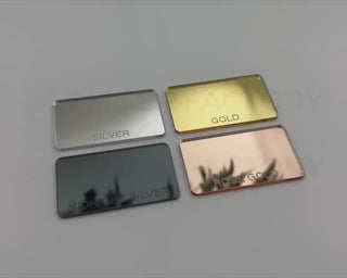 Mirror Acrylic Table Numbers, Personalised, Gold, Silver, Rose Gold, Midnight Silver, Wedding Decor, Event Signs
